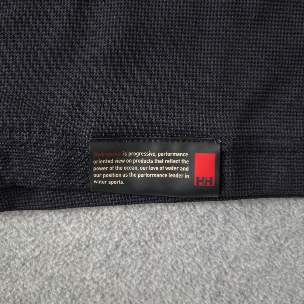 Helly Hansen Hydropower Polo Shirt Men XL Black North Shore 57 Speed Performance - Picture 3 of 11